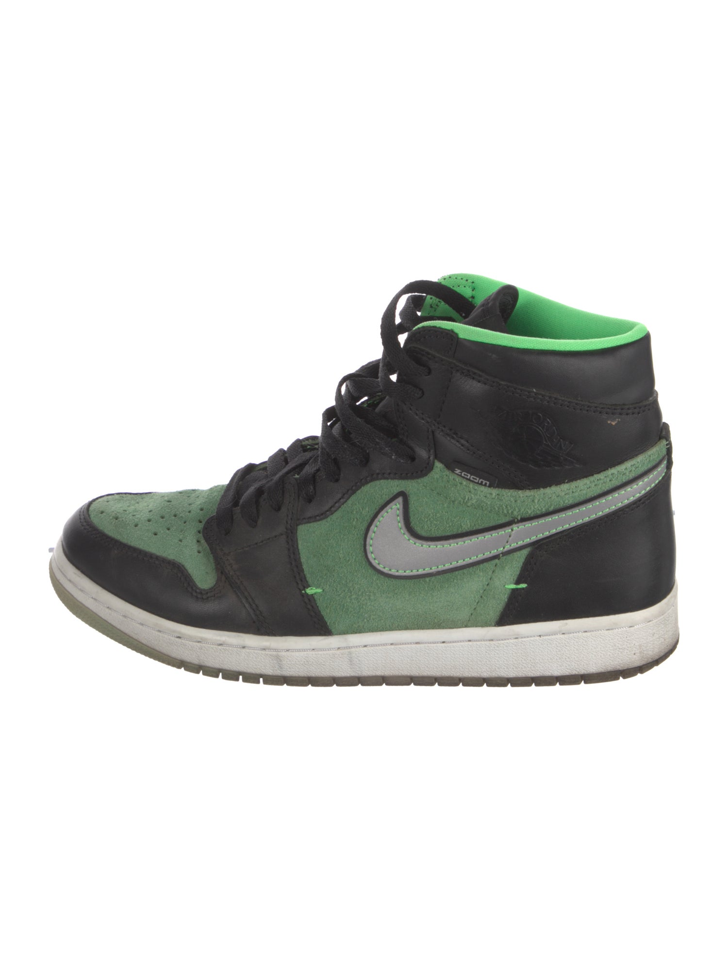 Jordan 1 Retro High Zoom Zen Green Sneakers