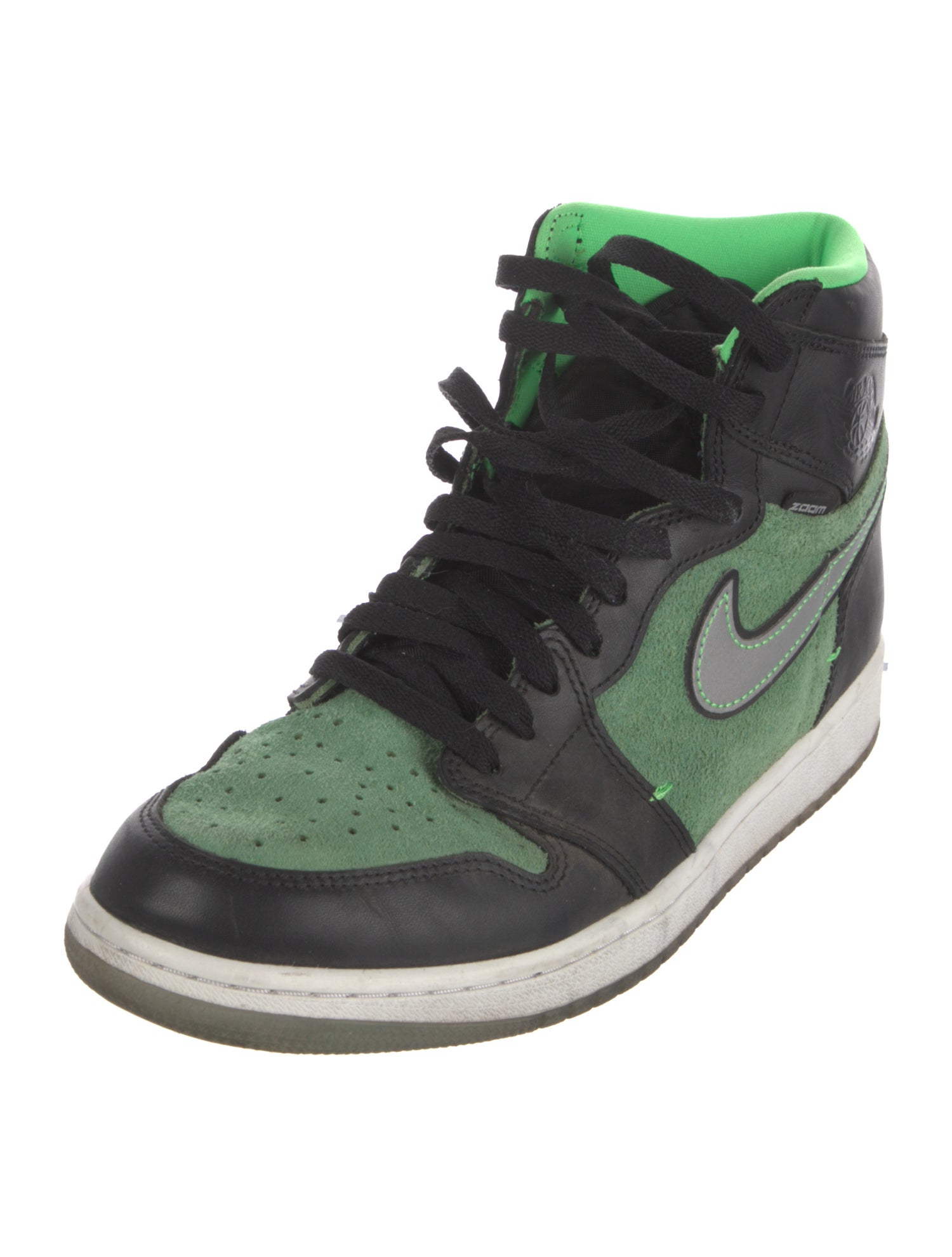 Jordan 1 Retro High Zoom Zen Green Sneakers