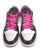 Jordan 1 Low Black Active Fuchsia Sneakers