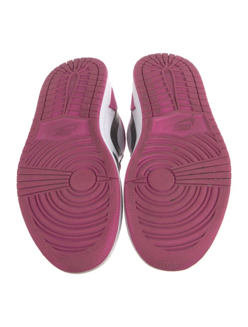 Jordan 1 Low Black Active Fuchsia Sneakers