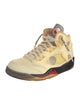 Off-White x Jordan 5 Retro 'Sail' Sneakers
