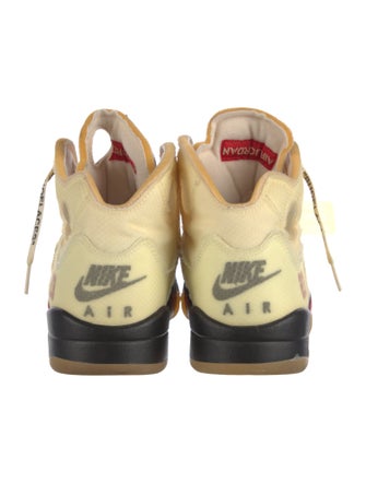 Off-White x Jordan 5 Retro 'Sail' Sneakers