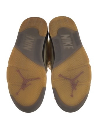 Off-White x Jordan 5 Retro 'Sail' Sneakers