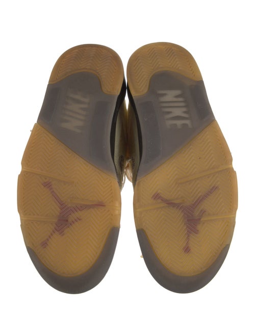 Off-White x Jordan 5 Retro 'Sail' Sneakers