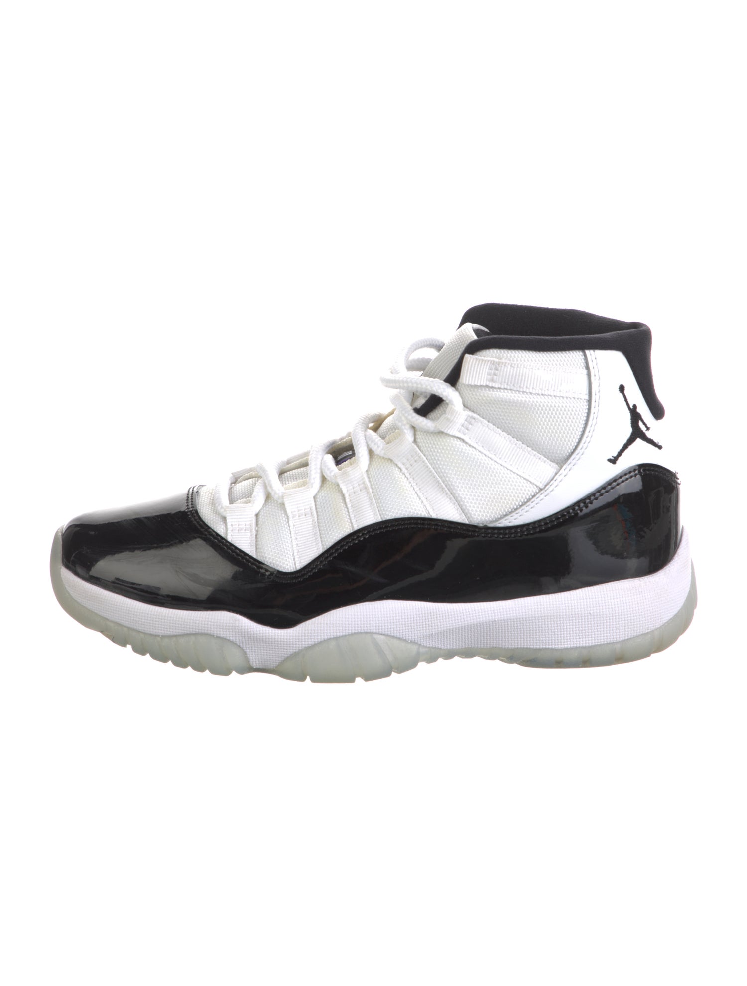 Jordan Patent Leather Colorblock Pattern Sneakers