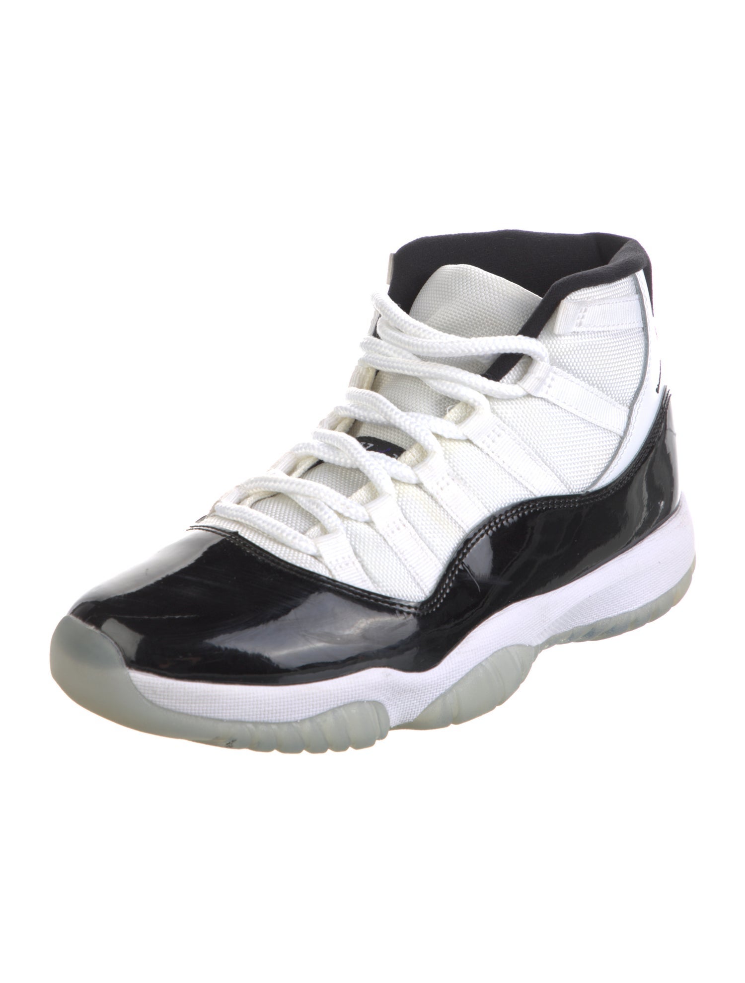 Jordan Patent Leather Colorblock Pattern Sneakers