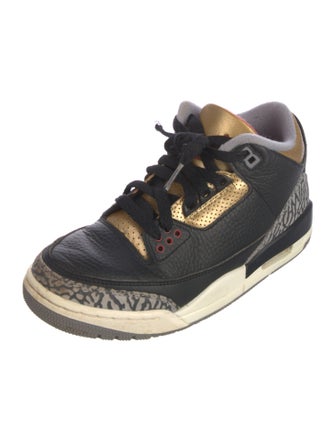 Jordan 3 Retro 'Black Cement Gold' (W) Wedge Sneakers