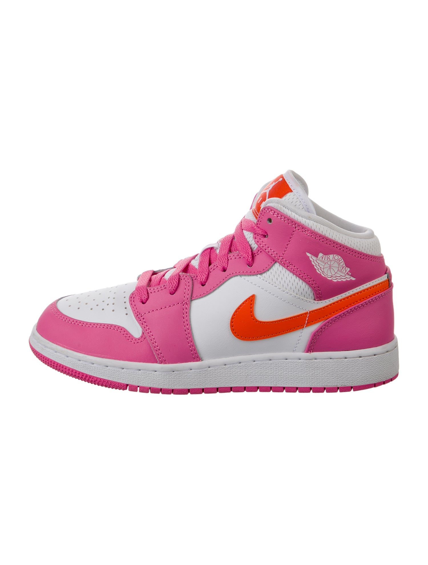 Jordan Girls' 1 Mid GS 'Pinksicle Orange'
