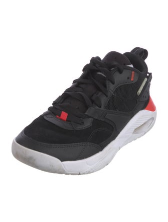 Jordan Air NFH 'Black Chile Red' Athletic Sneakers