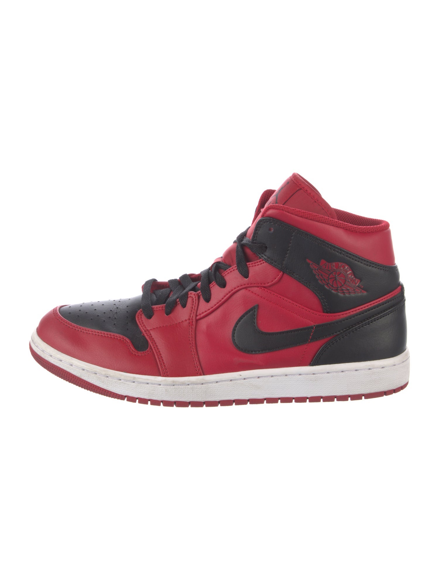 Jordan Jordan 1 Mid Reverse Bred Sneakers