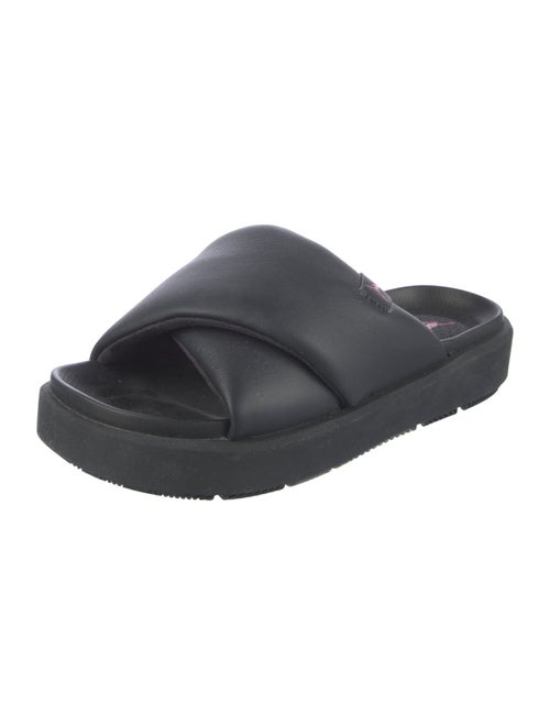 Jordan Leather Slides