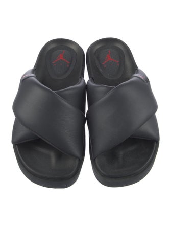 Jordan Leather Slides