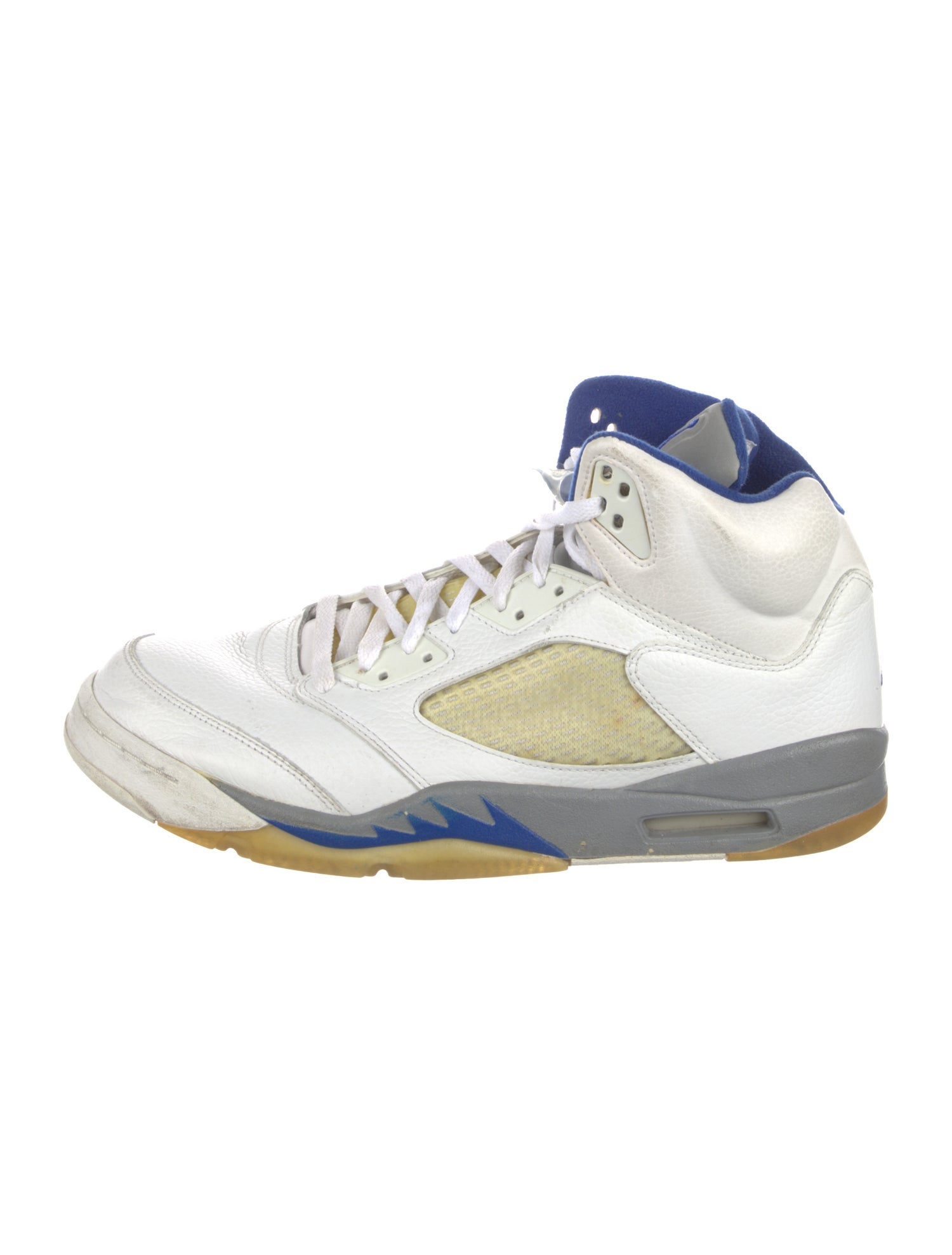 Jordan Leather Colorblock Pattern Sneakers