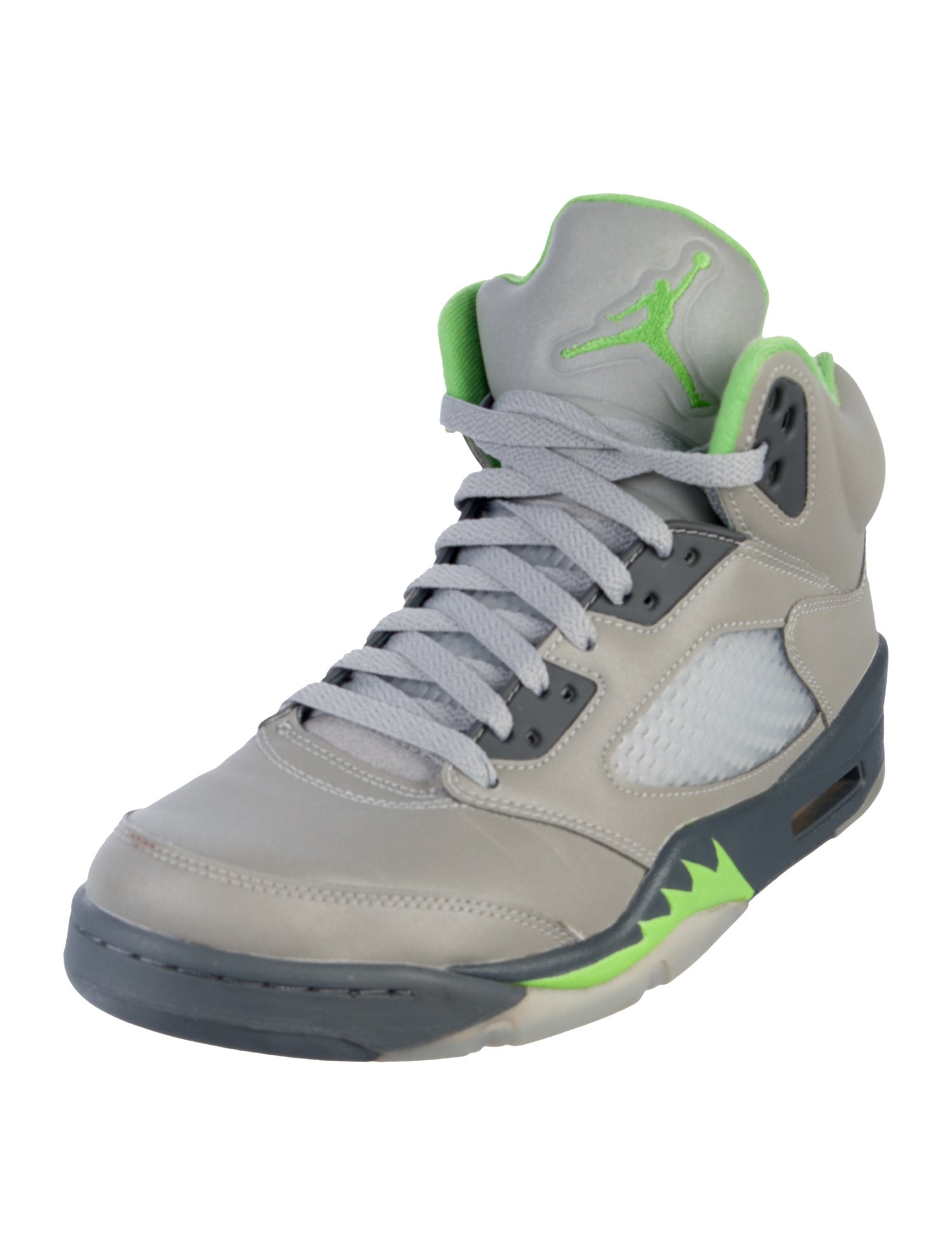 Jordan Leather Colorblock Pattern Sneakers
