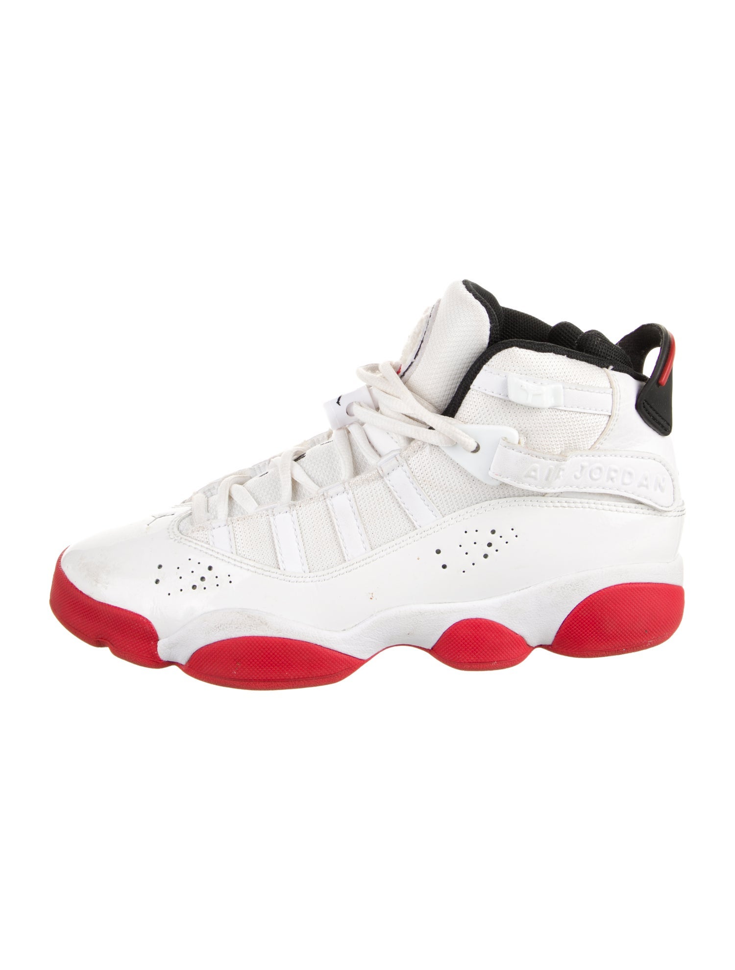 Jordan Kids' 6 Rings 'White University Red' (GS) Sneakers