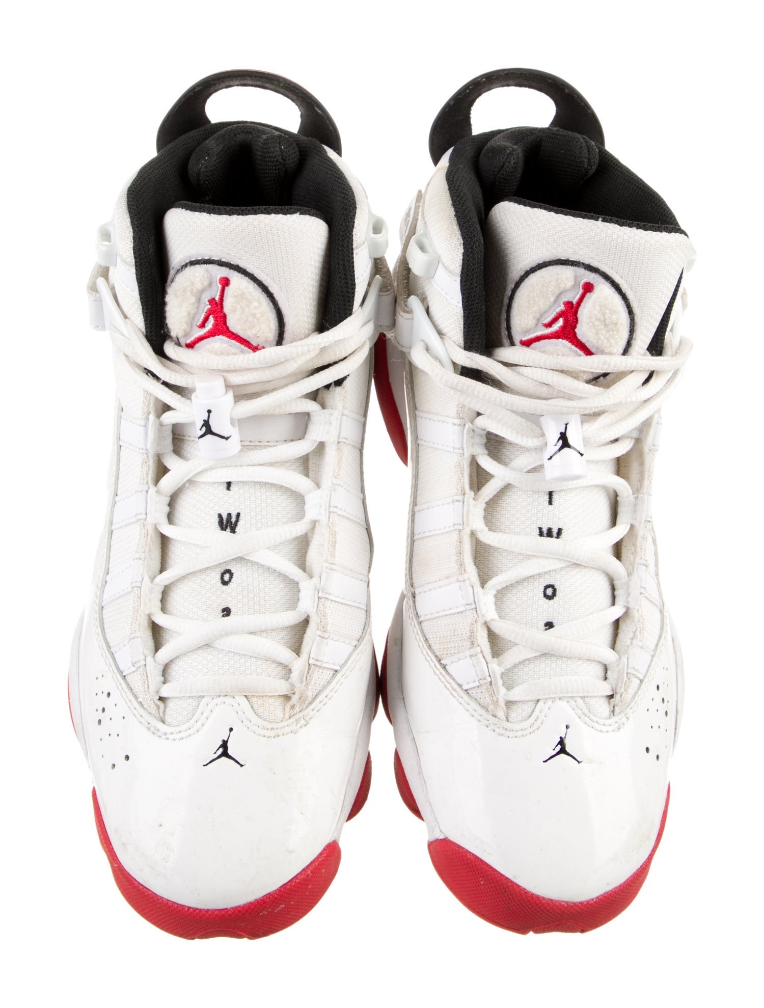 Jordan Kids' 6 Rings 'White University Red' (GS) Sneakers