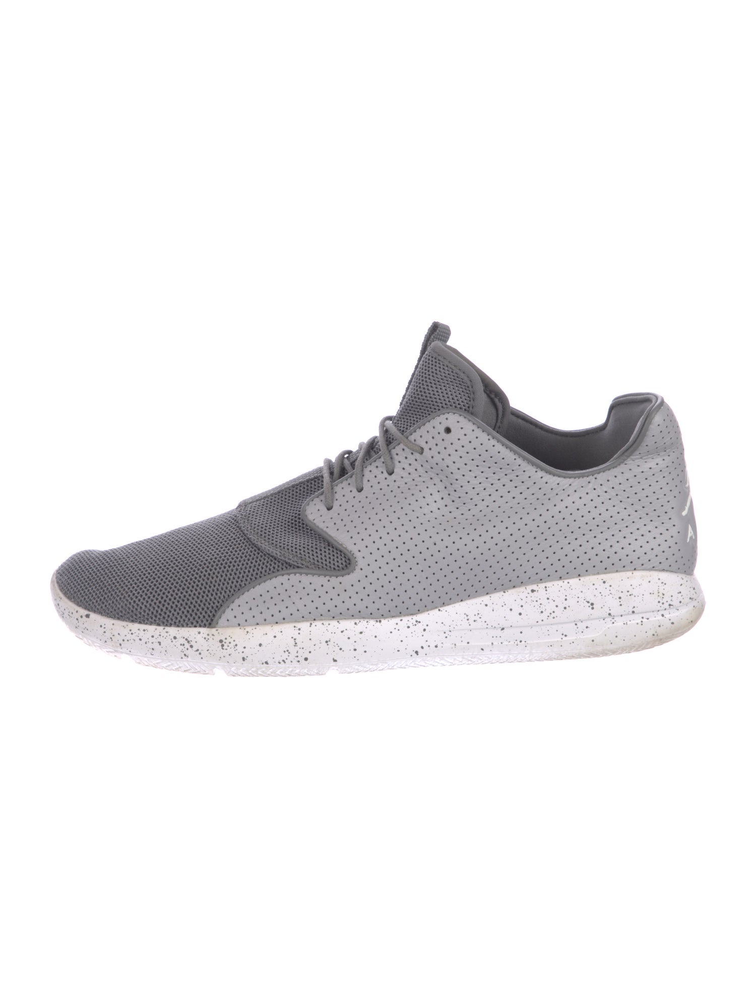 Jordan Leather Colorblock Pattern Athletic Sneakers