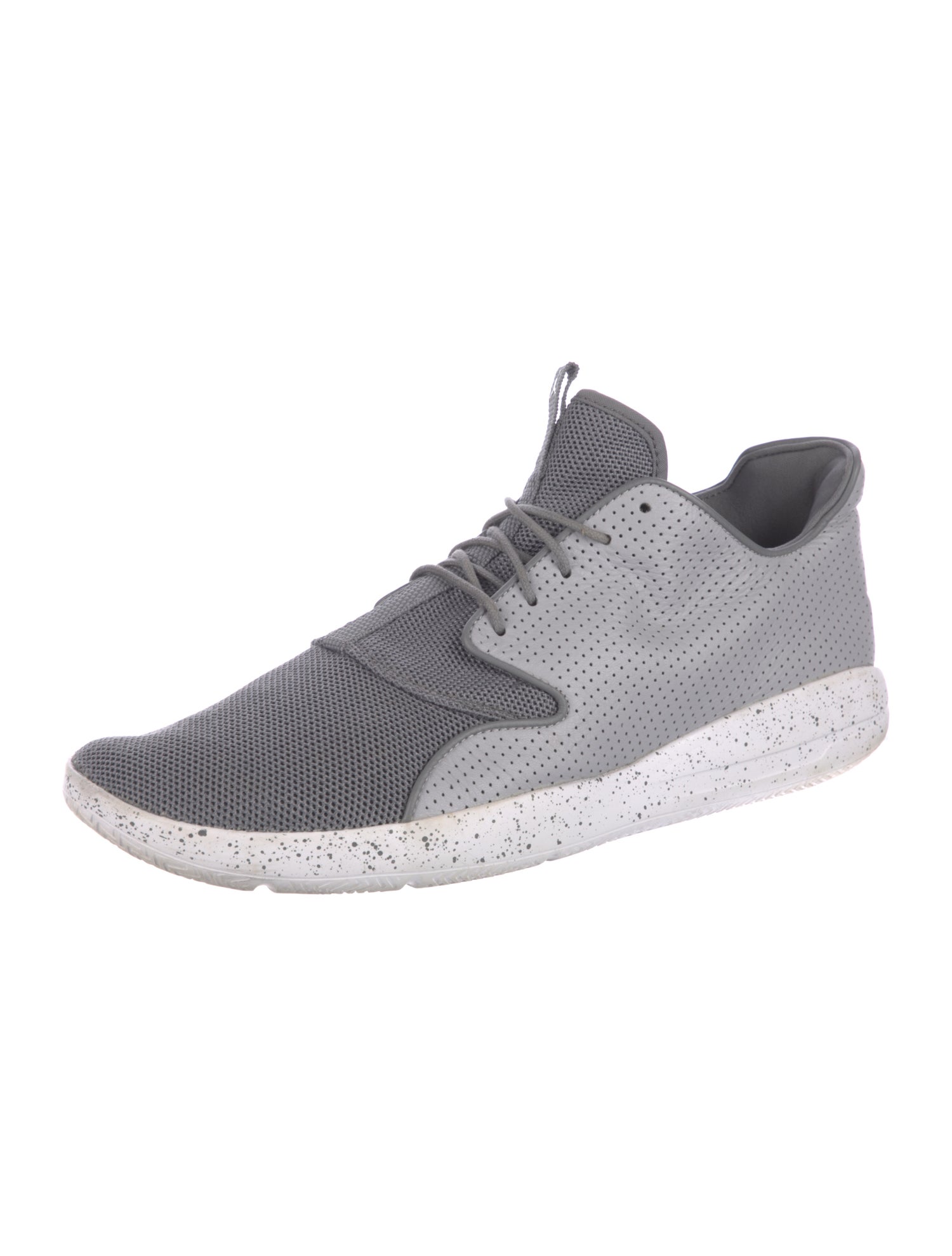 Jordan Leather Colorblock Pattern Athletic Sneakers