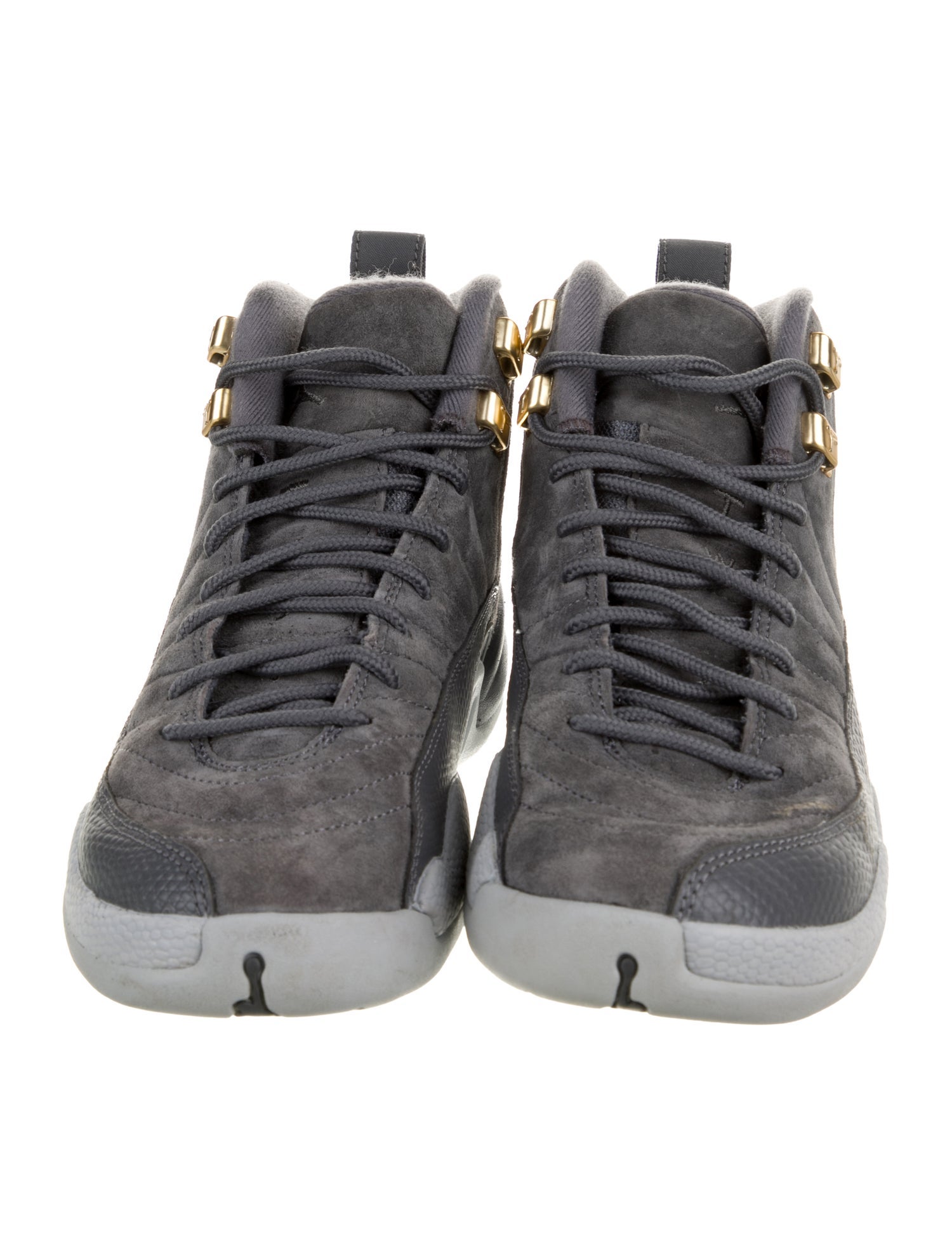 Jordan Kids' 12 Retro 'Dark Grey' (GS) Sneakers