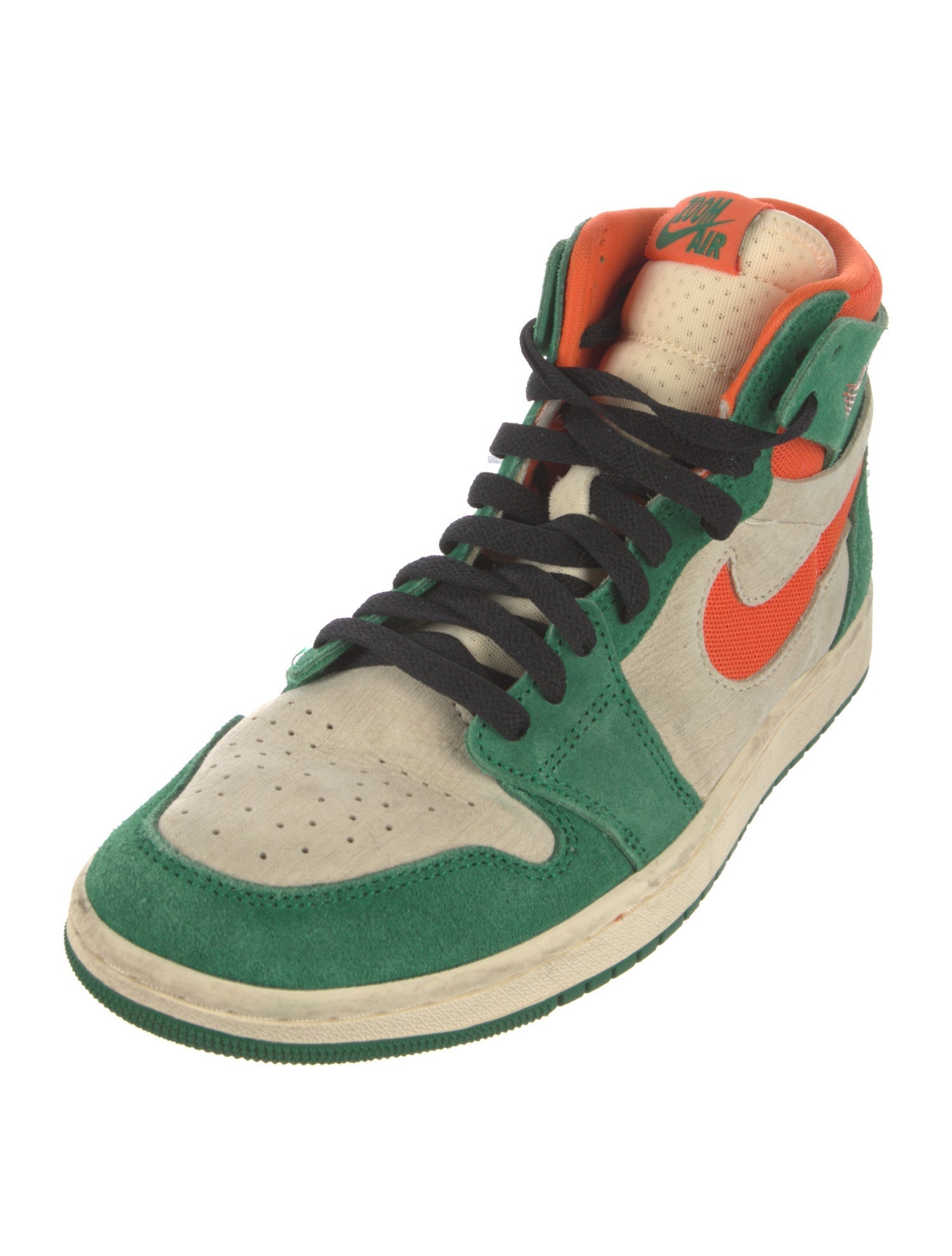 Jordan Suede Colorblock Pattern Sneakers