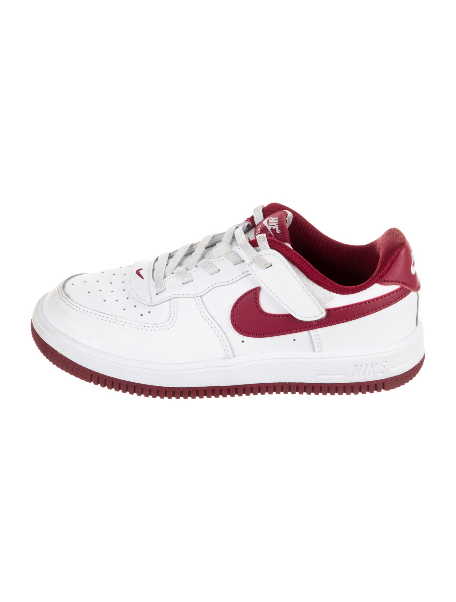 Nike Kids' Force 1 Low Easyon 'Team Red' Sneakers