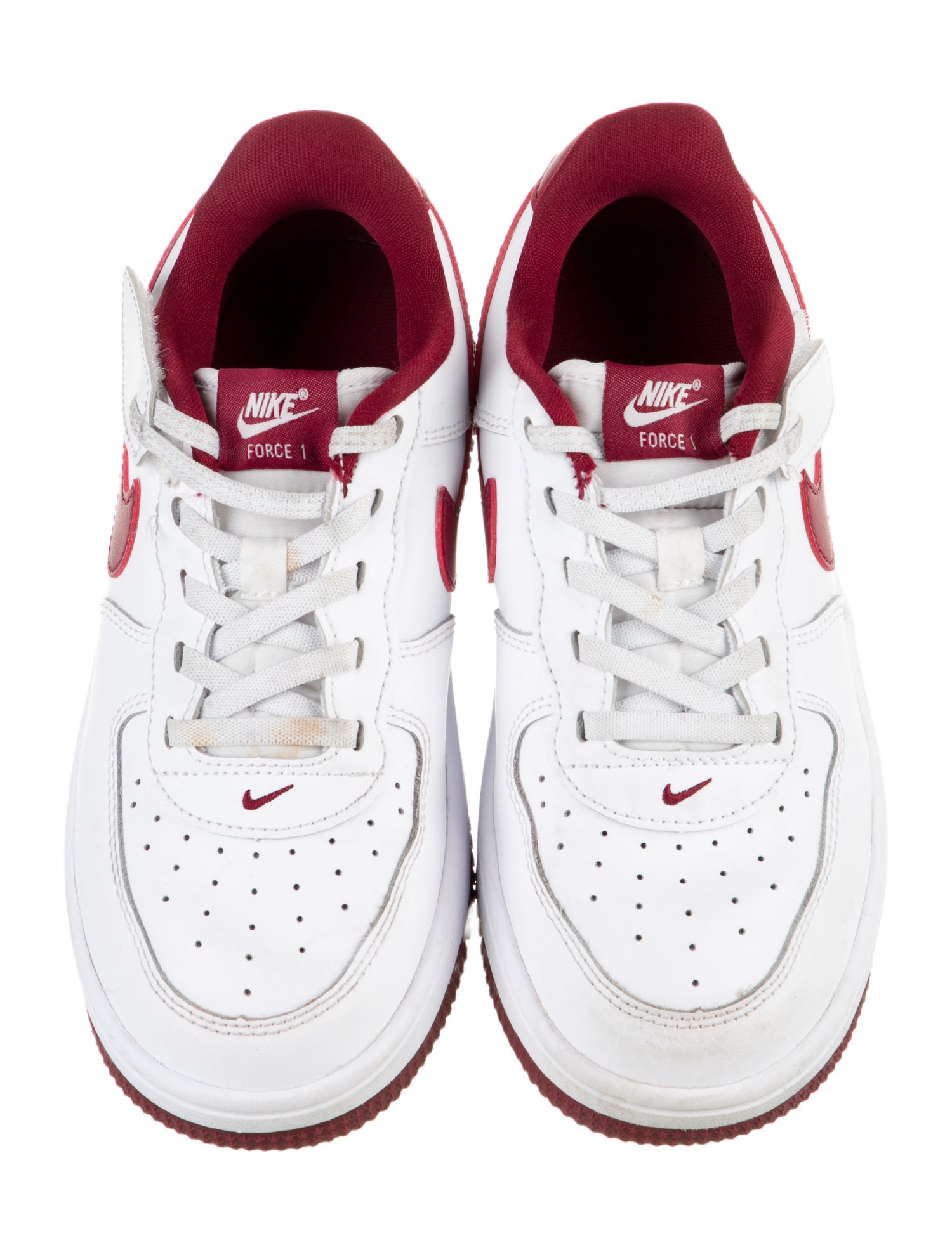 Nike Kids' Force 1 Low Easyon 'Team Red' Sneakers