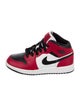 Jordan Kids' 1 Mid 'Chicago Black Toe' (GS) Sneakers