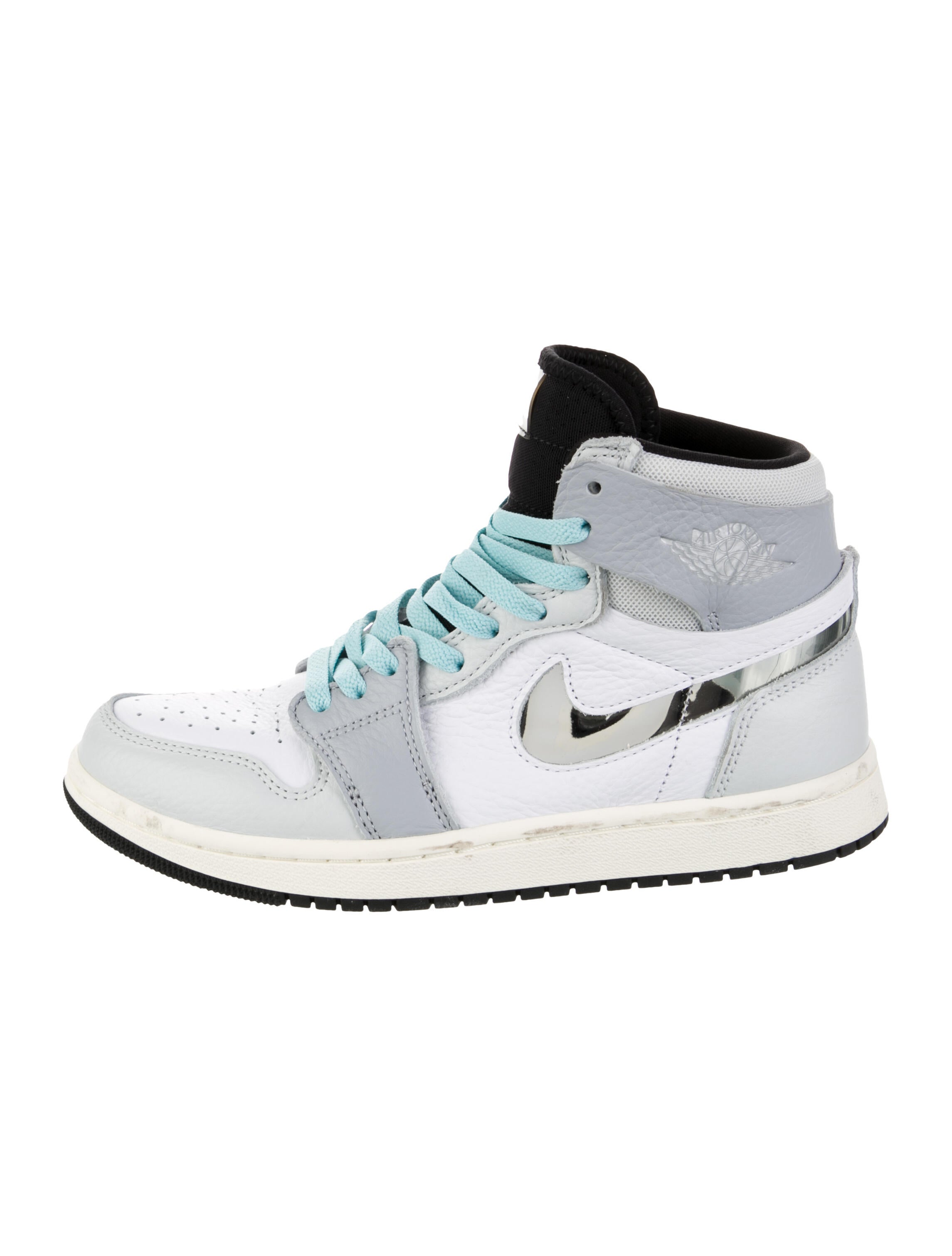 Jordan Air Jordan 1 High Zoom Comfort 2 'Chrome Swoosh' Athletic Sneakers
