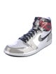 Jordan Patent Leather Printed Sneakers