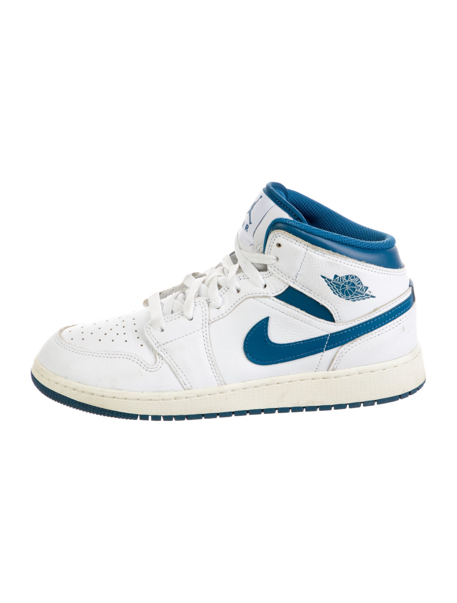 Jordan Kids' 1 Mid SE 'Industrial Blue' (GS) Sneakers