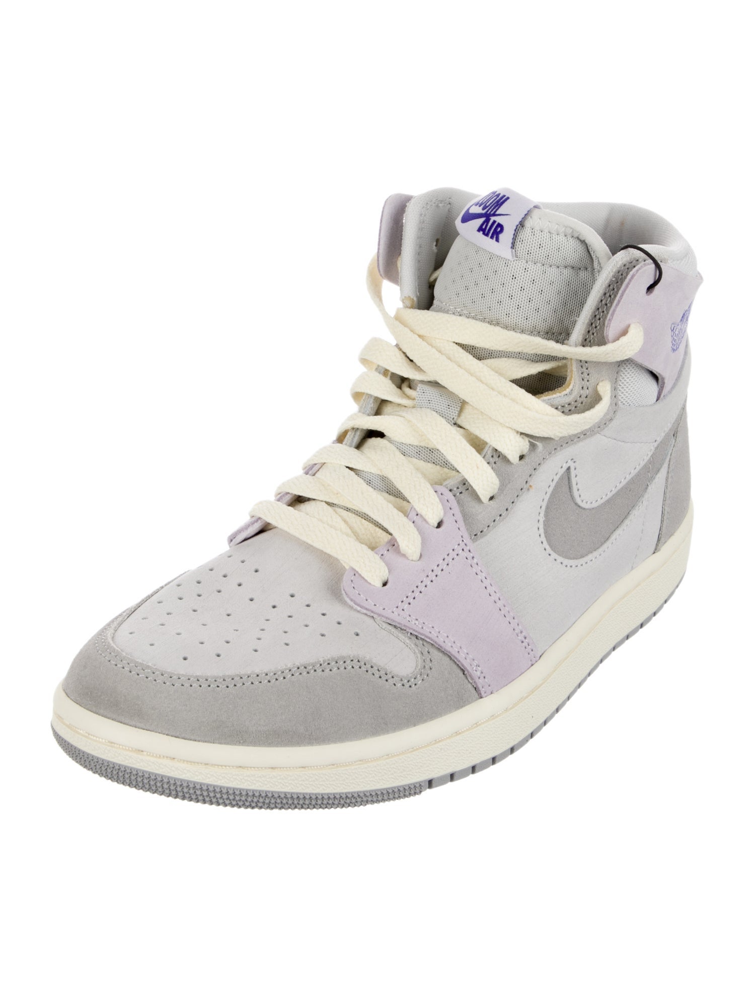 Jordan Suede Colorblock Pattern Athletic Sneakers