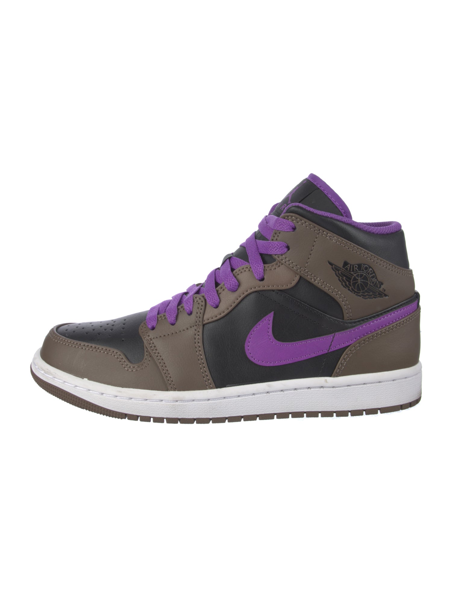Jordan 1 Mid Purple Mocha Sneakers