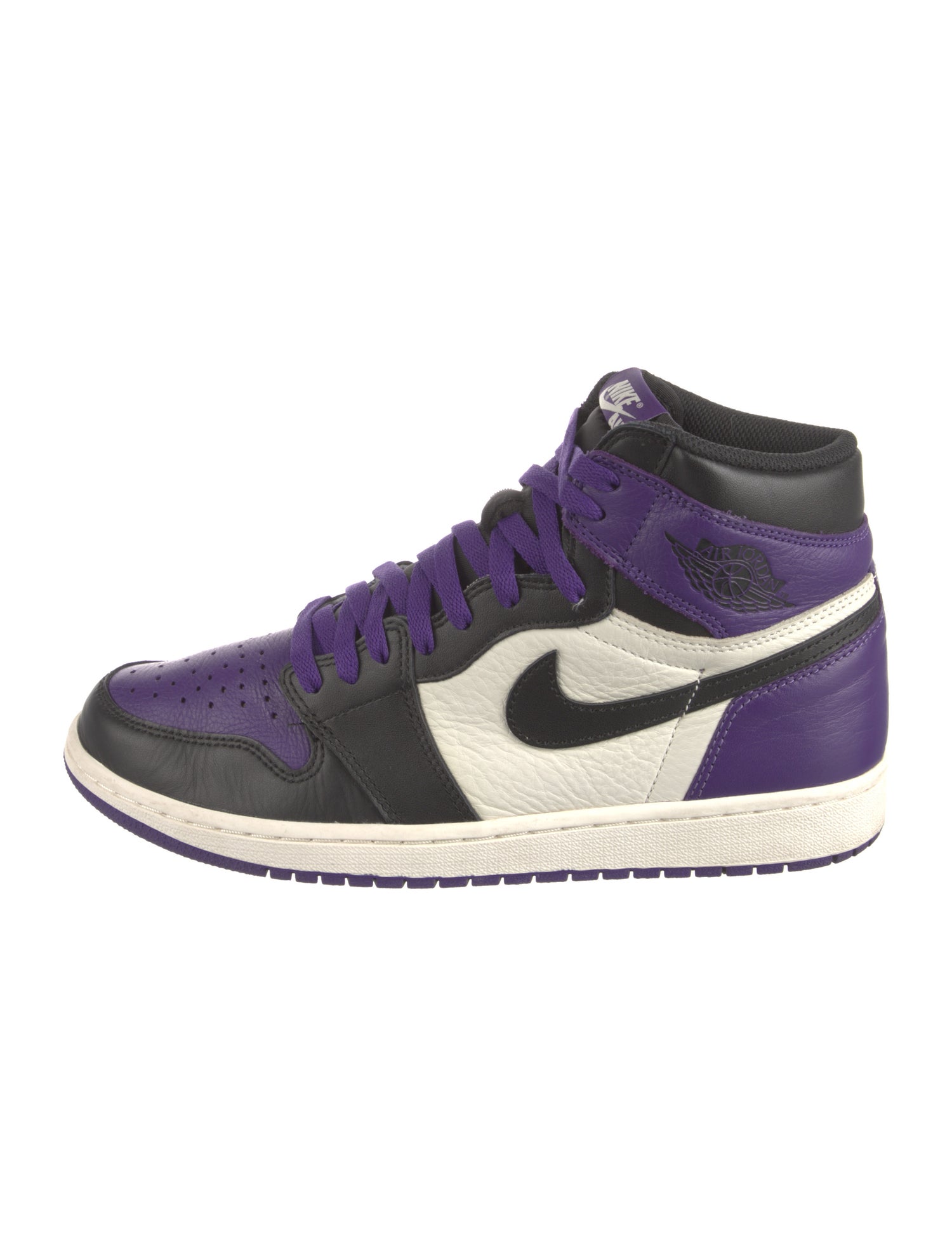 Jordan 1 Retro High Court Purple Sneakers