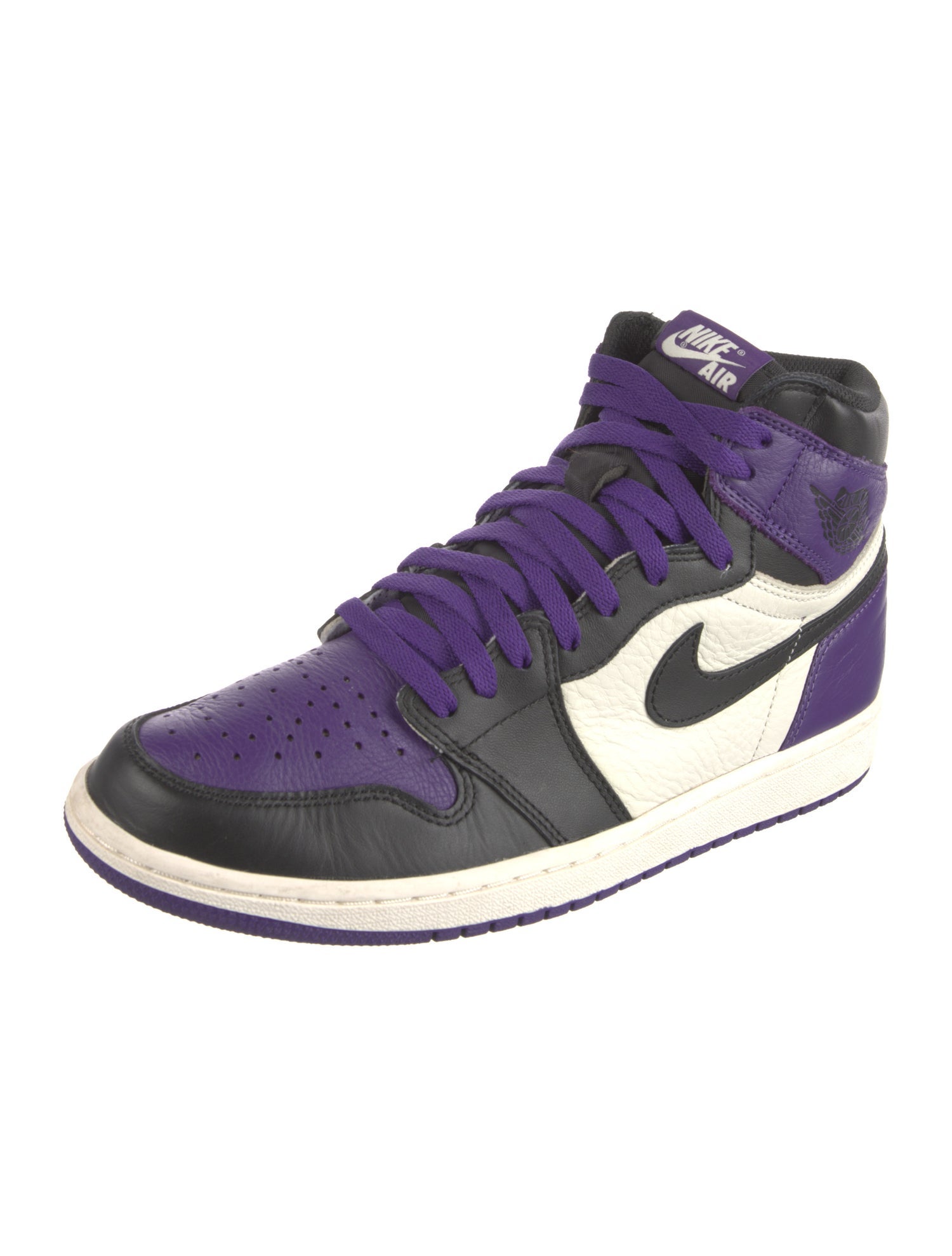 Jordan 1 Retro High Court Purple Sneakers