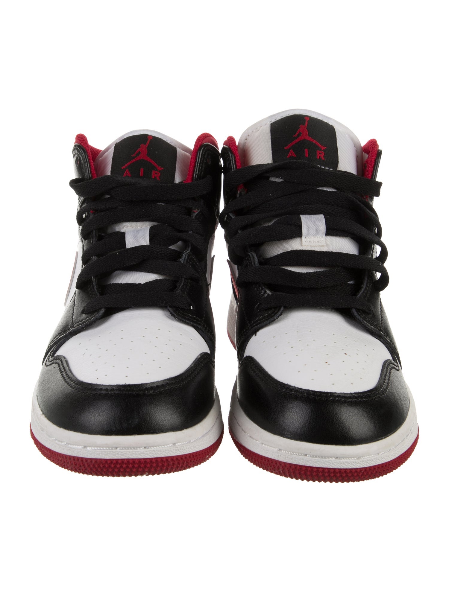 Jordan kid boys' red and black sneakers