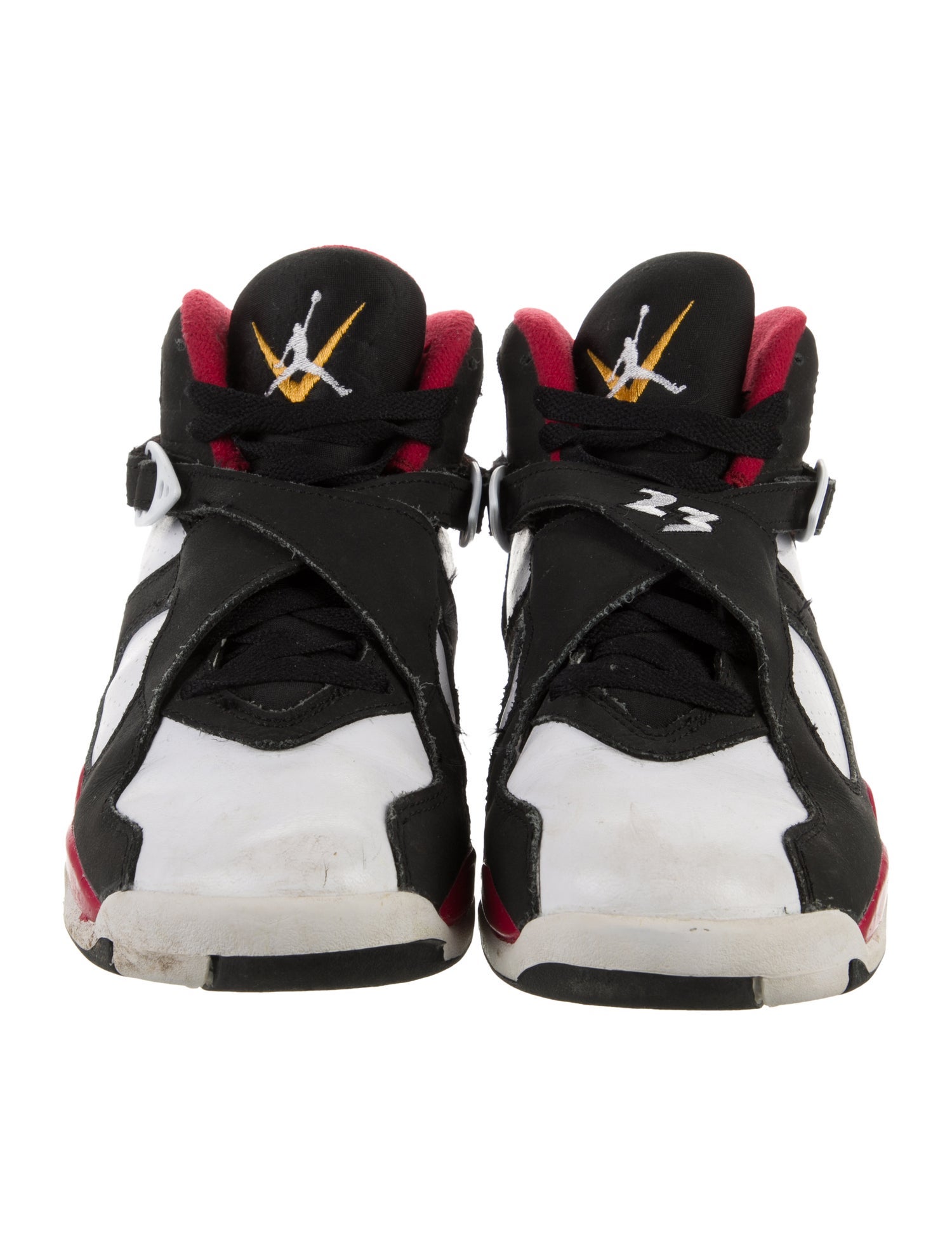Jordan kid boys red and black sneakers