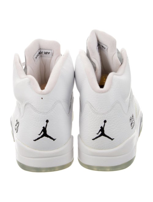 Jordan 5 Retro 'Metallic White' Sneakers