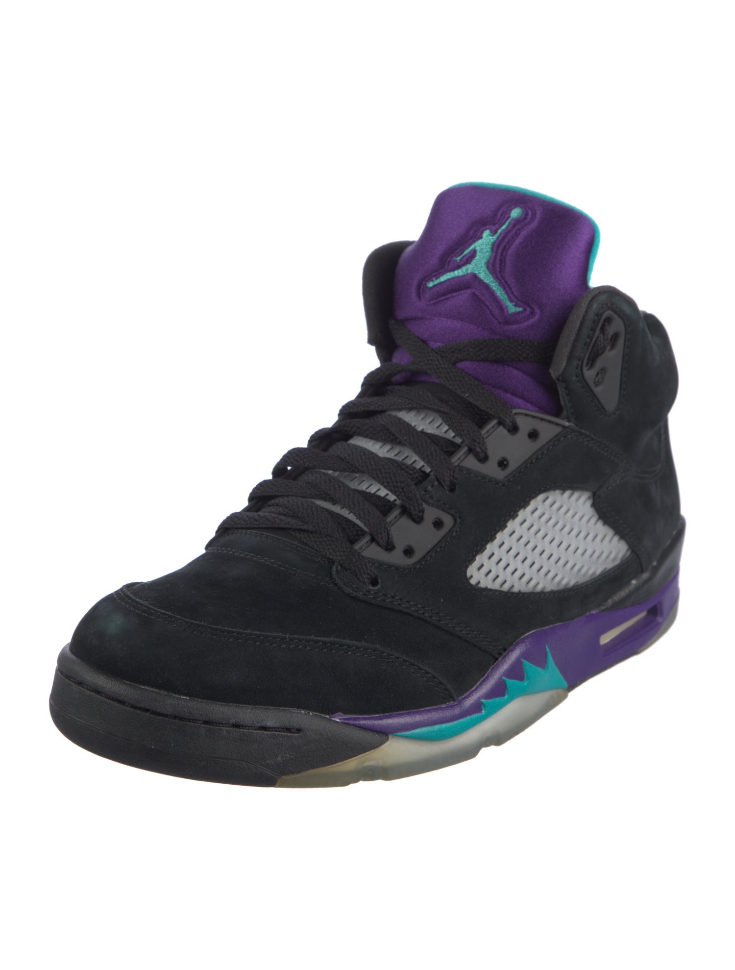 Jordan Suede Colorblock Pattern Sneakers