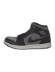 Jordan 1 Mid Cool Grey Black Sneakers