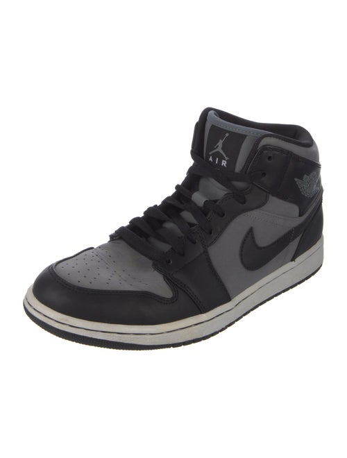 Jordan 1 Mid Cool Grey Black Sneakers