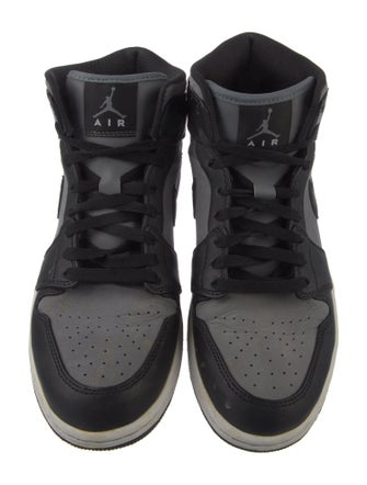 Jordan 1 Mid Cool Grey Black Sneakers