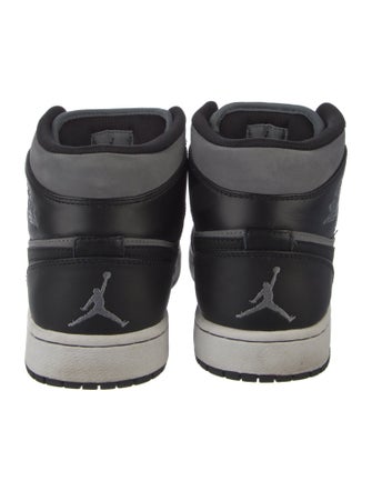 Jordan 1 Mid Cool Grey Black Sneakers