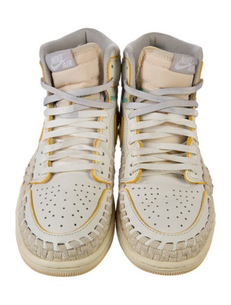 Jordan Leather Printed Sneakers