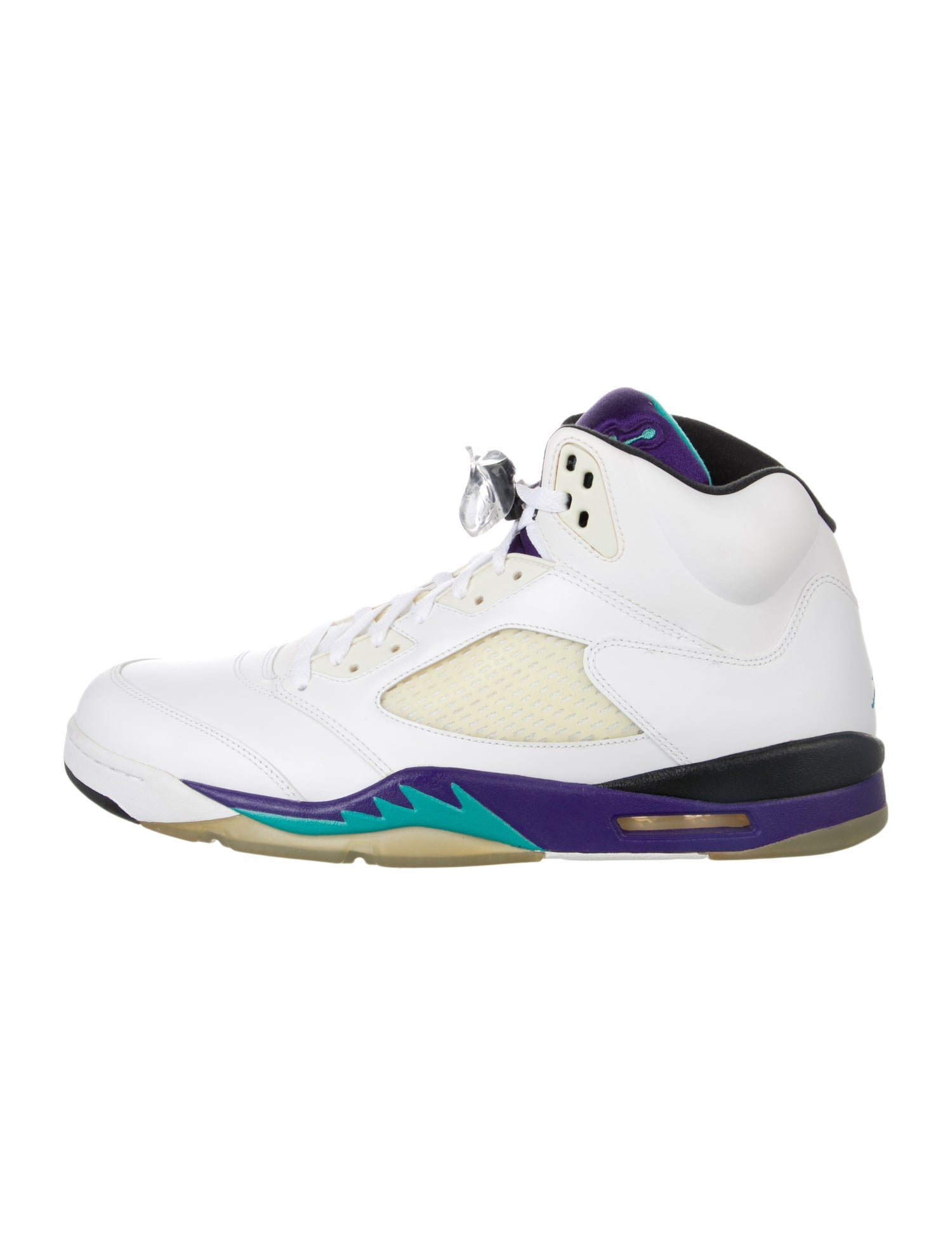 Jordan Leather Embroidered Accent Sneakers