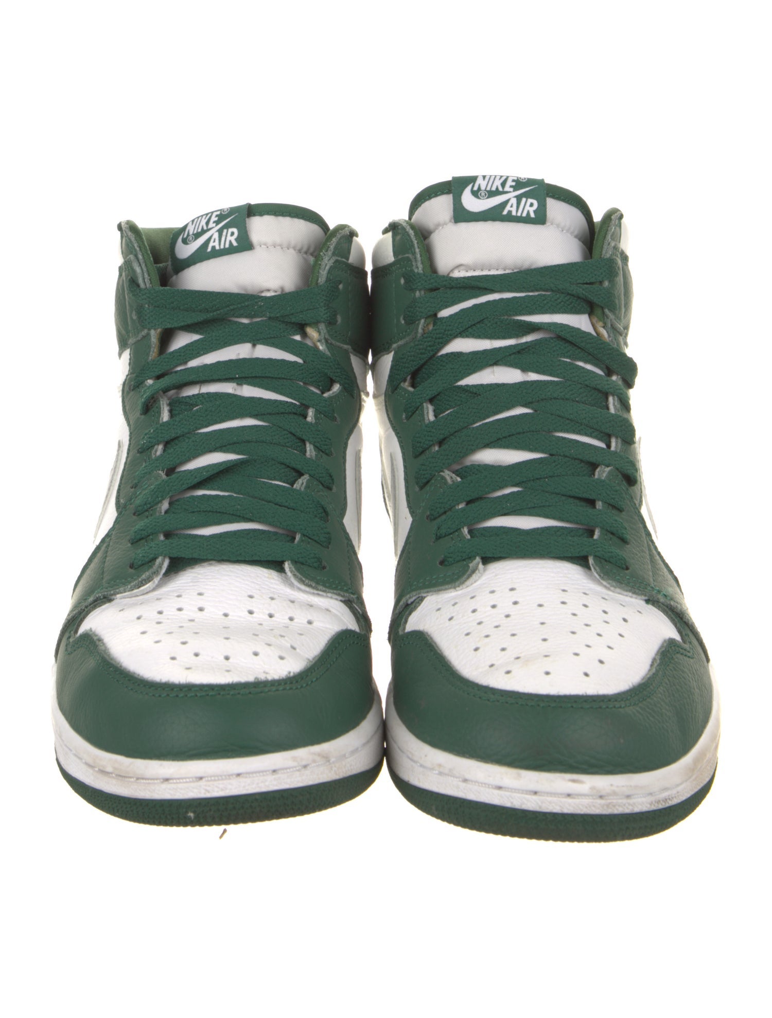 Jordan Leather Colorblock Pattern Sneakers