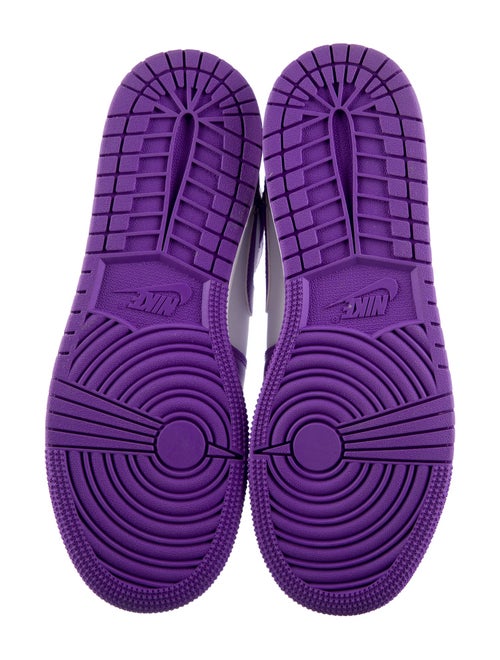 Jordan Boys' 1 Mid Purple Venom (GS) Sneakers