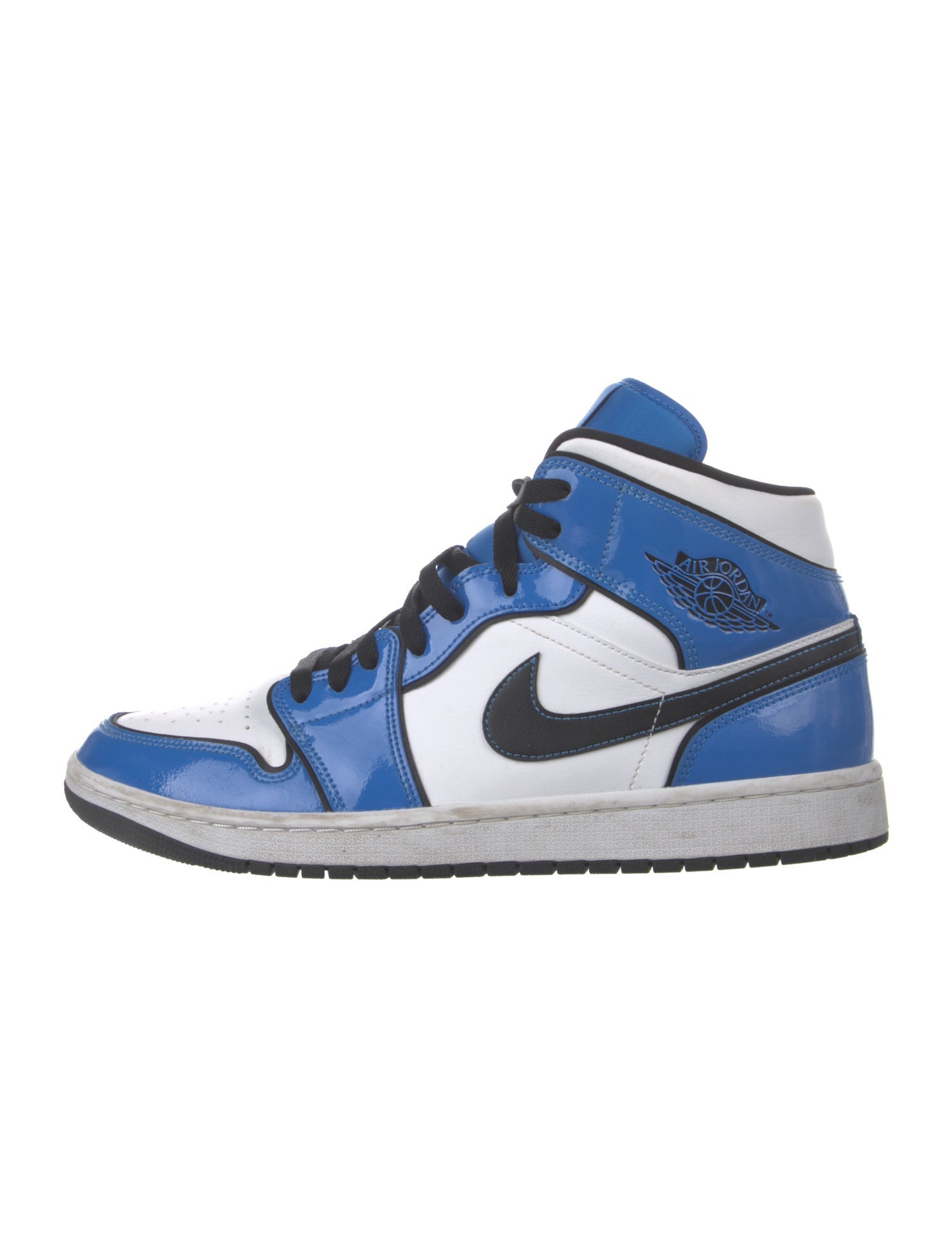 Jordan 1 Mid 'Signal Blue' Sneakers