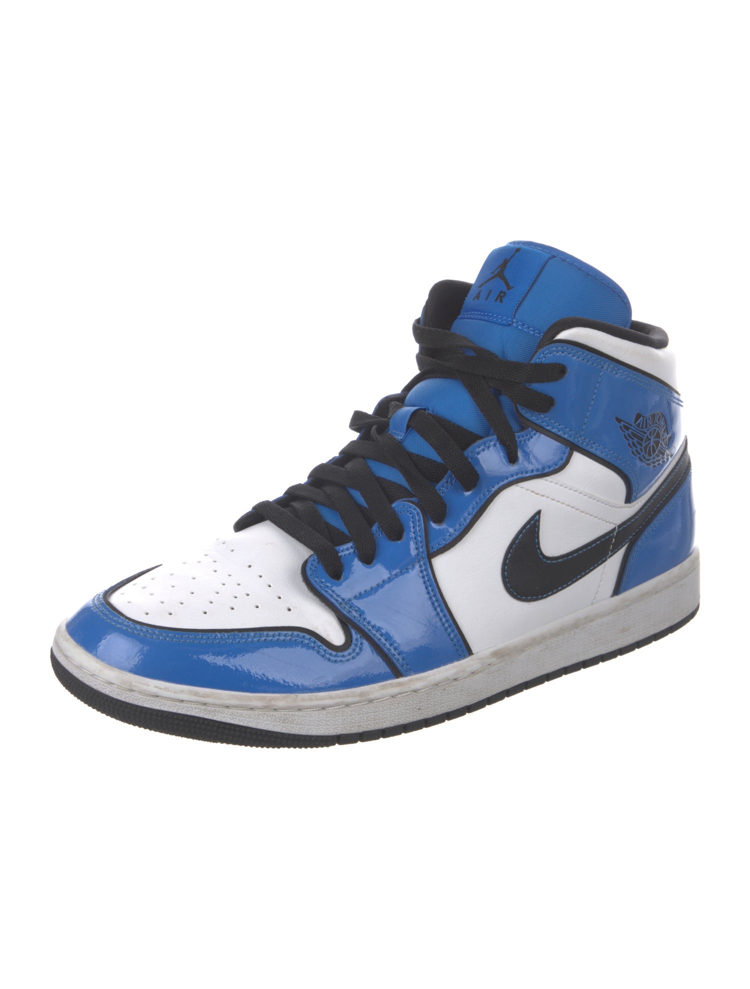 Jordan 1 Mid 'Signal Blue' Sneakers