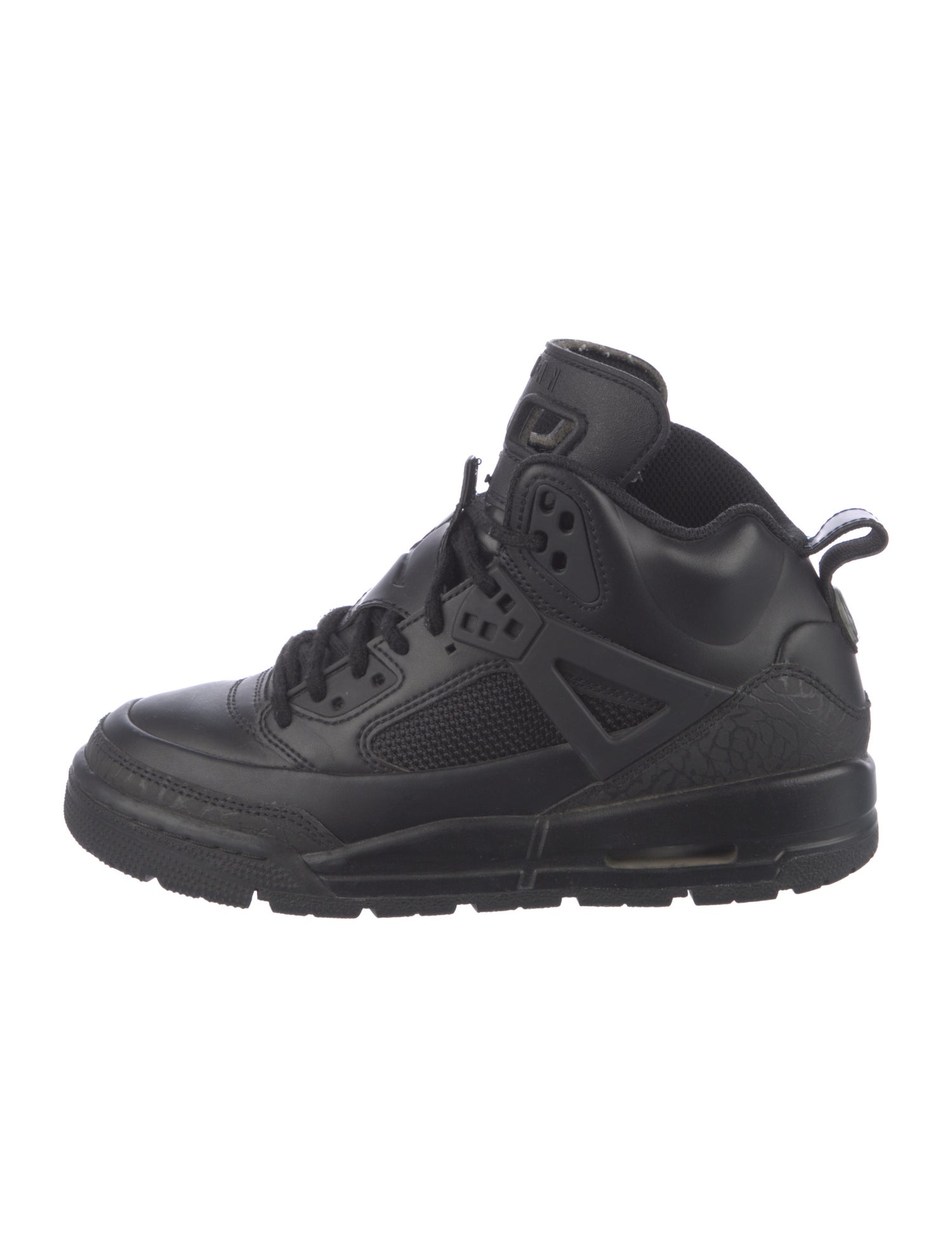 Jordan Winterized Spizike GS 'Black Cat' Athletic Sneakers