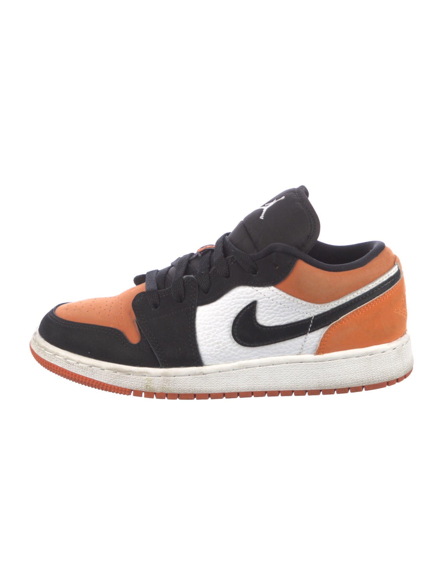 Jordan Leather Colorblock Pattern Sneakers